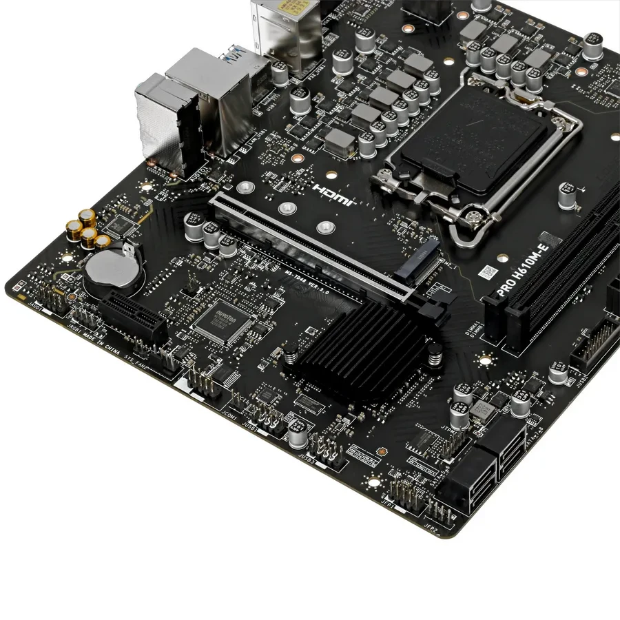 Материнская плата MSI PRO H610M-E, LGA1700, 2xDDR5, mATX — 3