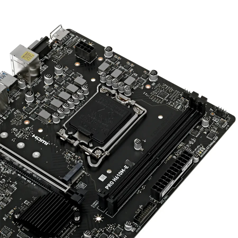 Материнская плата MSI PRO H610M-E, LGA1700, 2xDDR5, mATX — 4