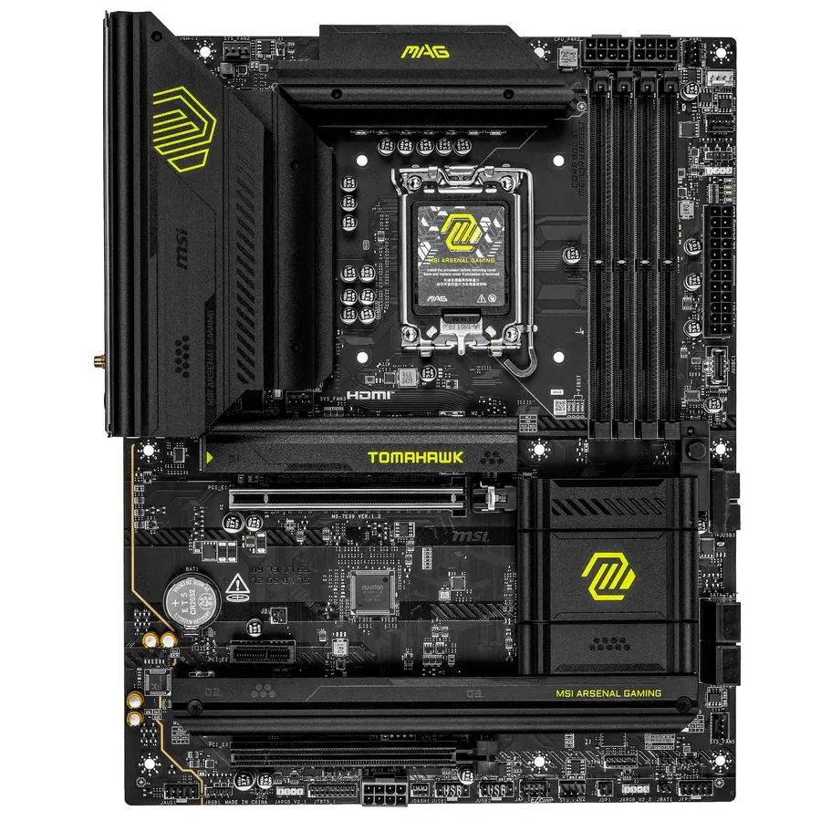 Материнская плата MSI MAG B860 TOMAHAWK WIFI, LGA1851, DDR5, ATX