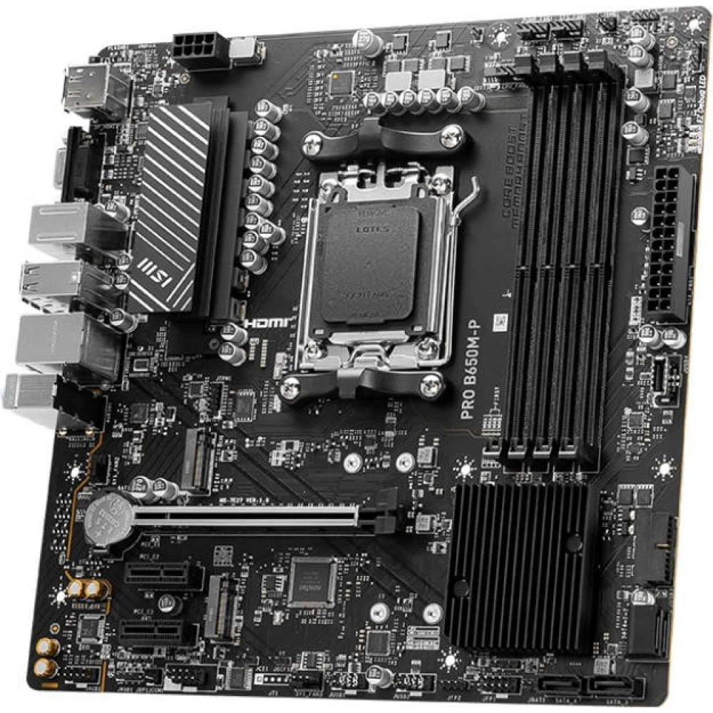 Материнская плата MSI PRO B650M-P, DDR5, mATX — 3