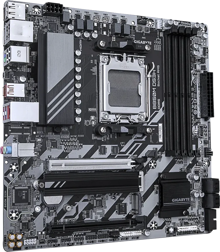 Материнская плата Gigabyte B850M DS3H, AM5, DDR5, mATX — 4