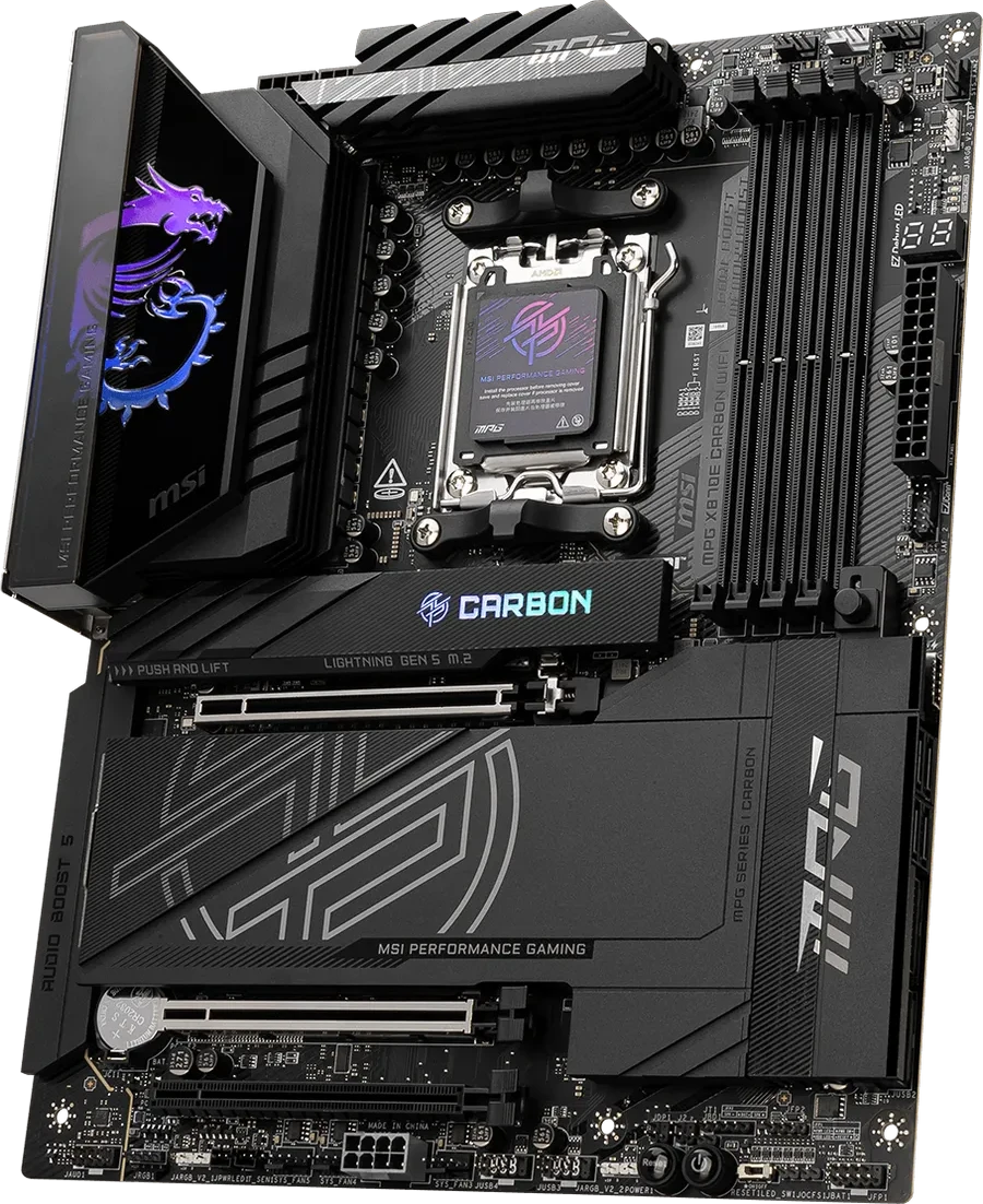 Материнская плата MSI MPG X870E CARBON WIFI, AM5, DDR5, ATX — 4
