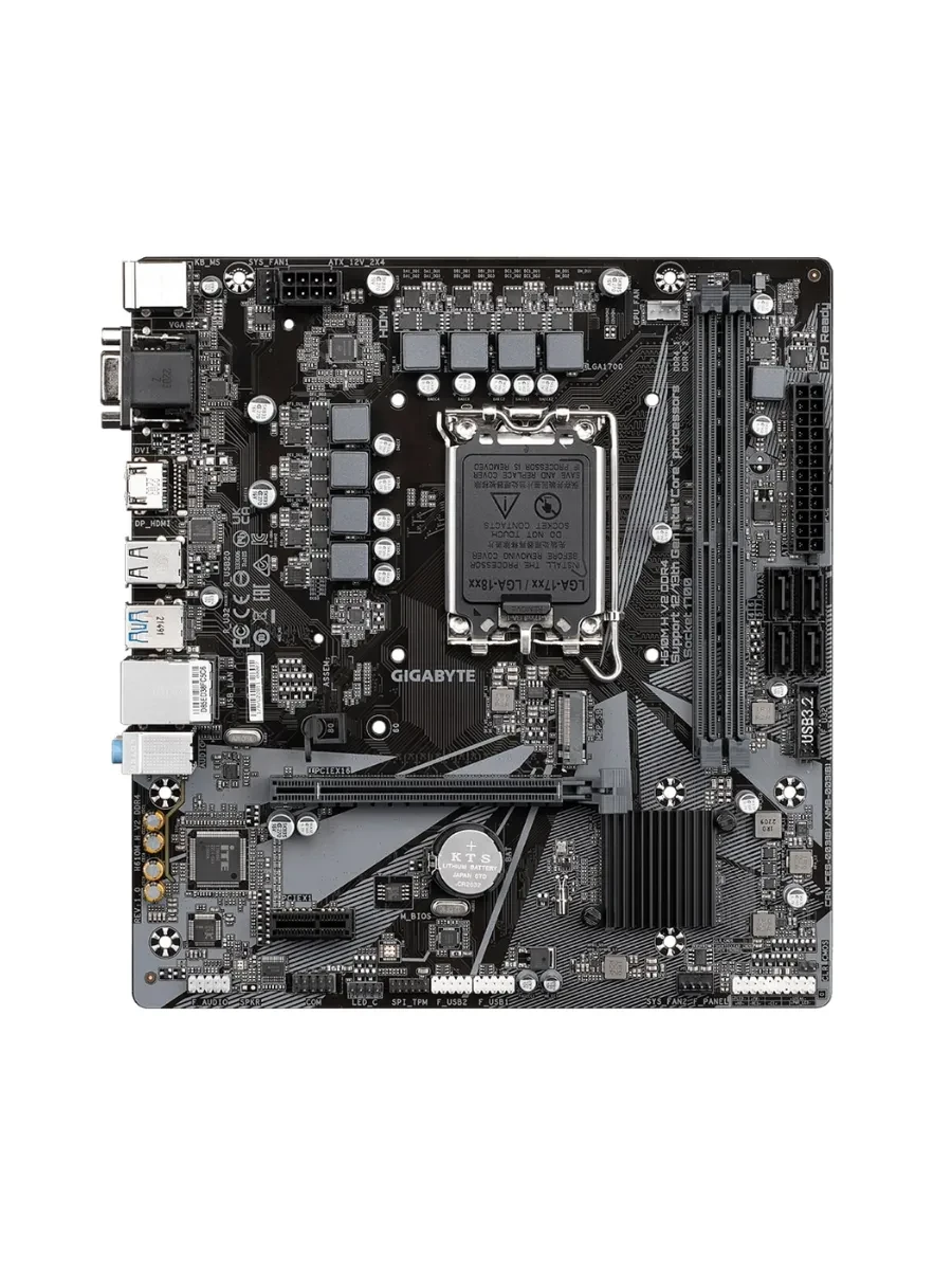 Материнская плата Gigabyte H610M H, LGA1700, DDR4