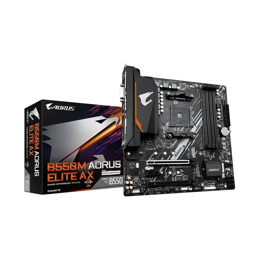 Материнская плата Gigabyte B550M AORUS ELITE AX, AM4, DDR4
