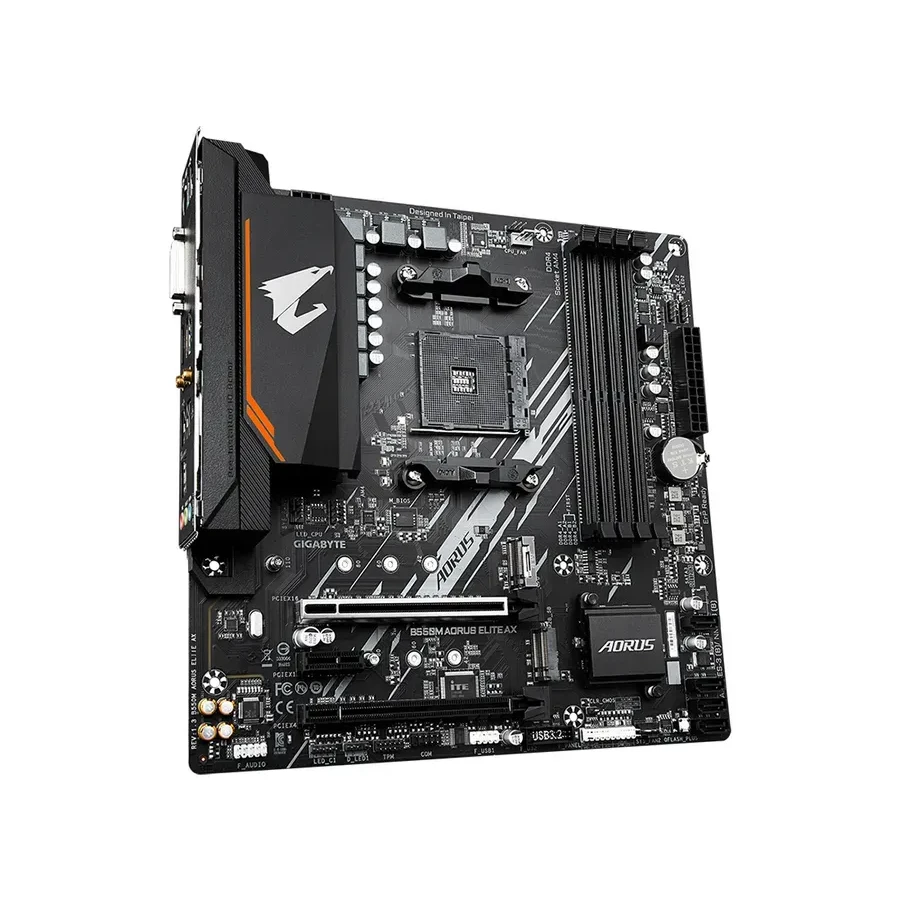 Материнская плата Gigabyte B550M AORUS ELITE AX, AM4, DDR4 — 2
