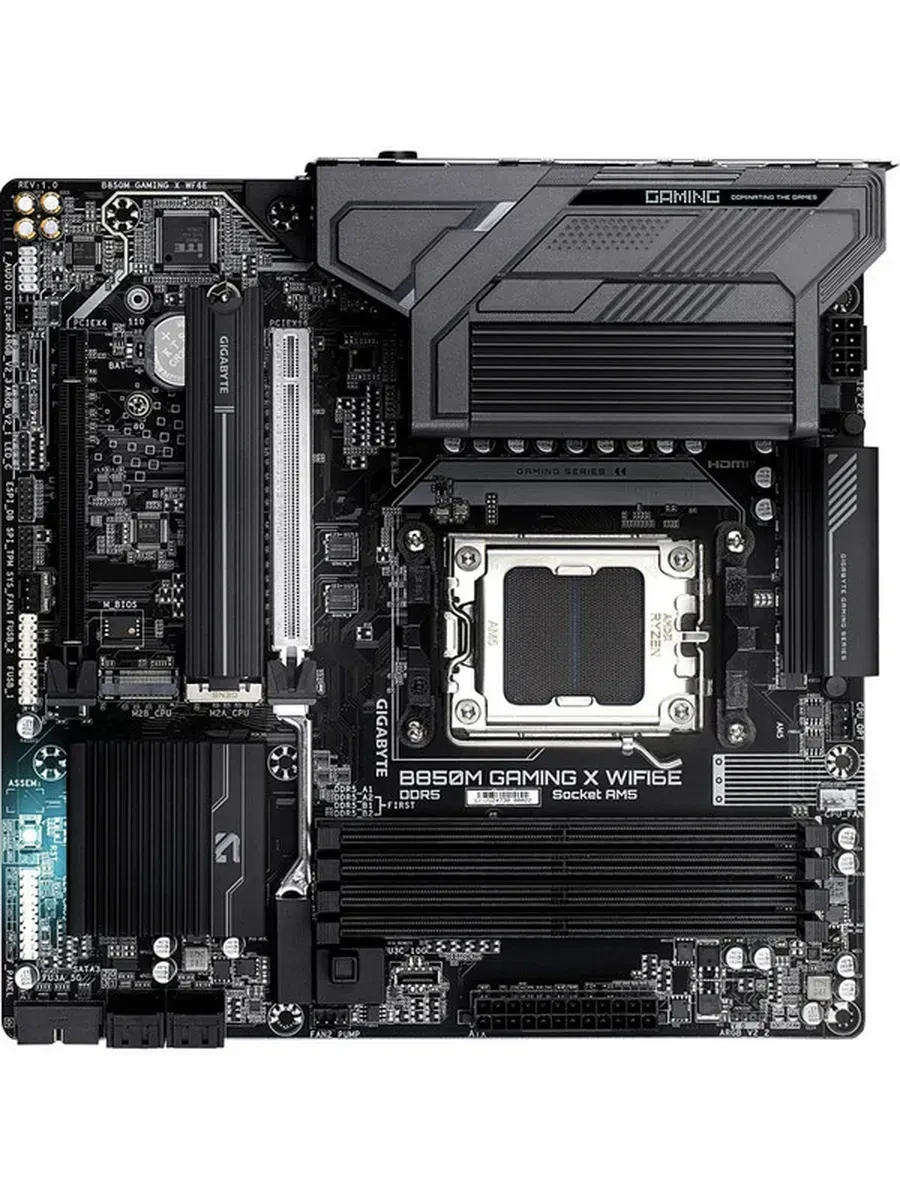 Материнская плата Gigabyte B850M GAMING X WF6E, AM5, DDR5 — 2