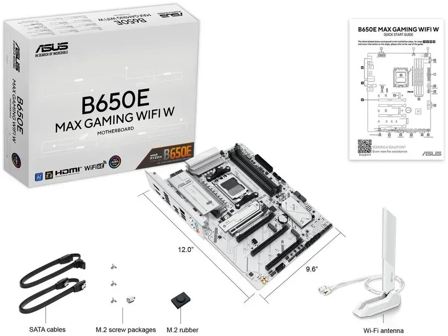Материнская плата ASUS B650E MAX GAMING WIFI W — 2