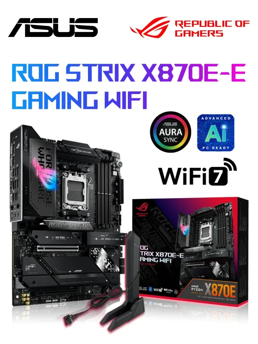 Материнская плата ASUS ROG STRIX X870E-E, DDR5