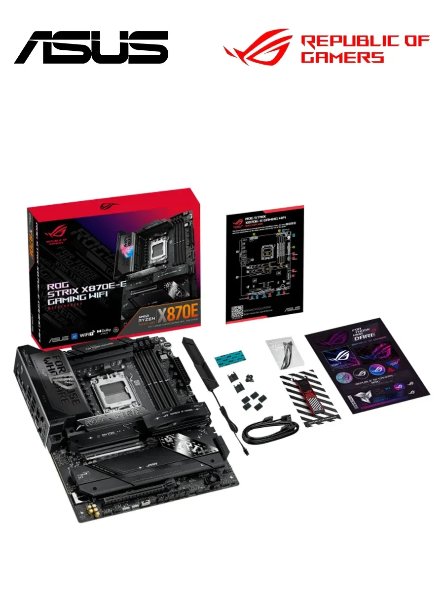 Материнская плата ASUS ROG STRIX X870E-E, DDR5 — 5