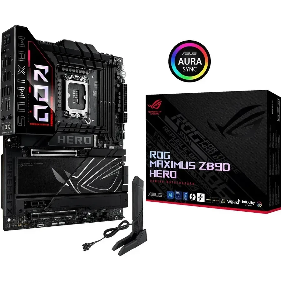 Материнская плата ASUS ROG MAXIMUS Z890 HERO, LGA1851, DDR5, ATX — 2