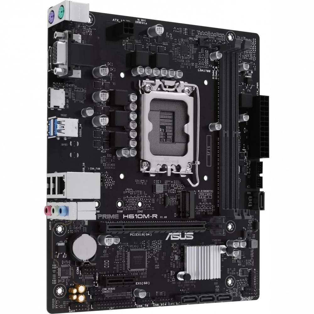 Материнская плата ASUS PRIME H610M-R-SI, LGA1700, DDR5, mATX — 3