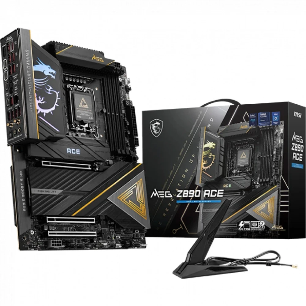 Материнская плата MSI MEG Z890 ACE, LGA1851, DDR5, Wi-Fi, ATX — 4
