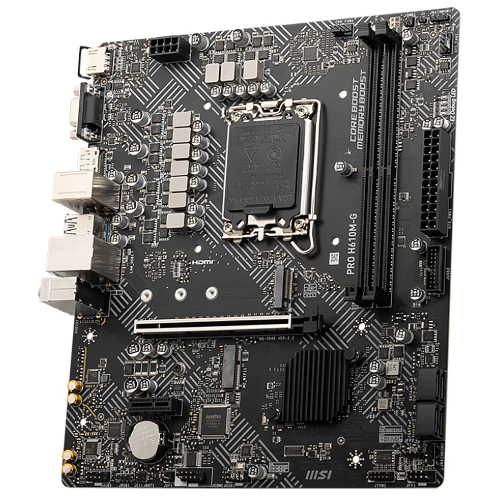 Материнская плата MSI PRO H610M-G, LGA1700, DDR5, mATX — 3