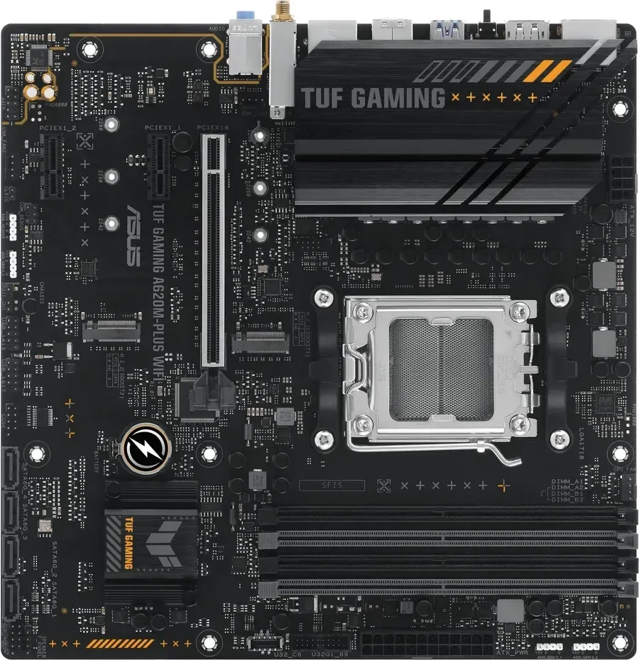 Материнская плата ASUS A620M-F GAMING WIFI, AM5, DDR5, mATX