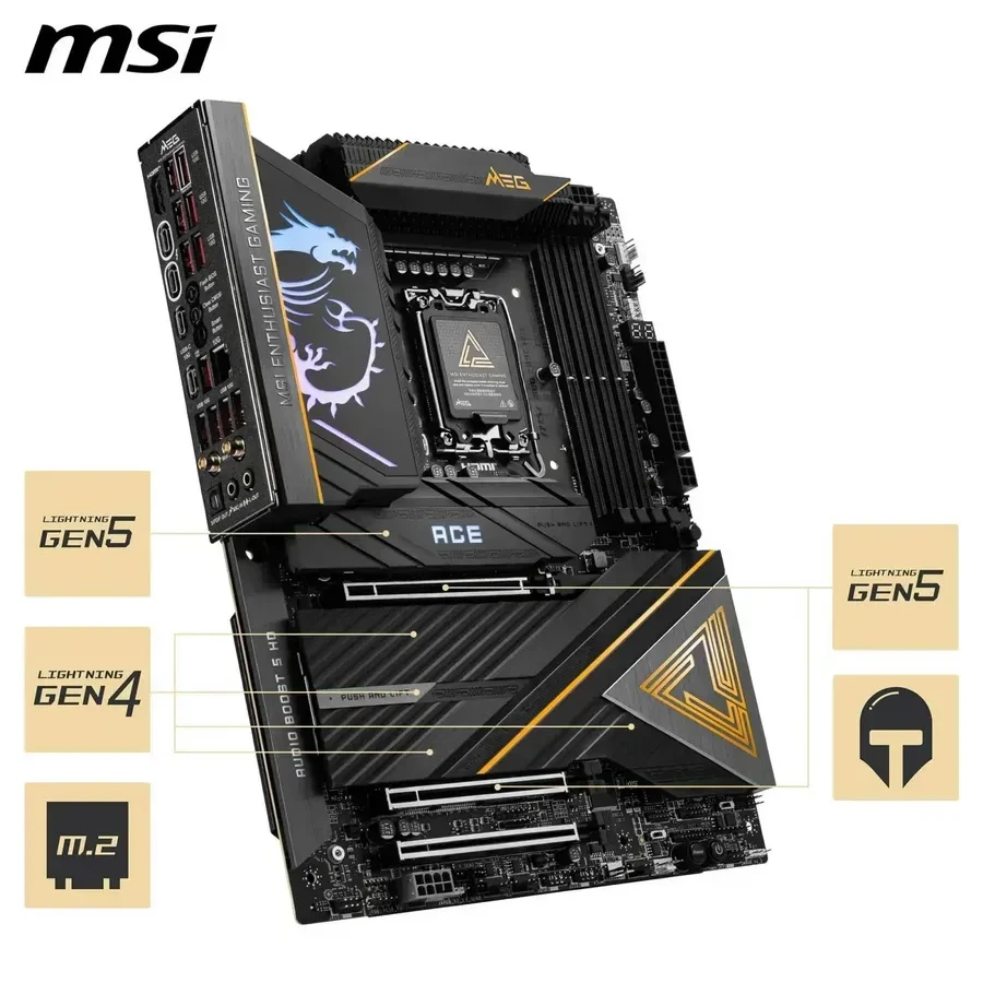 Материнская плата MSI MEG Z890 GODLIKE LGA1851 DDR5 — 3