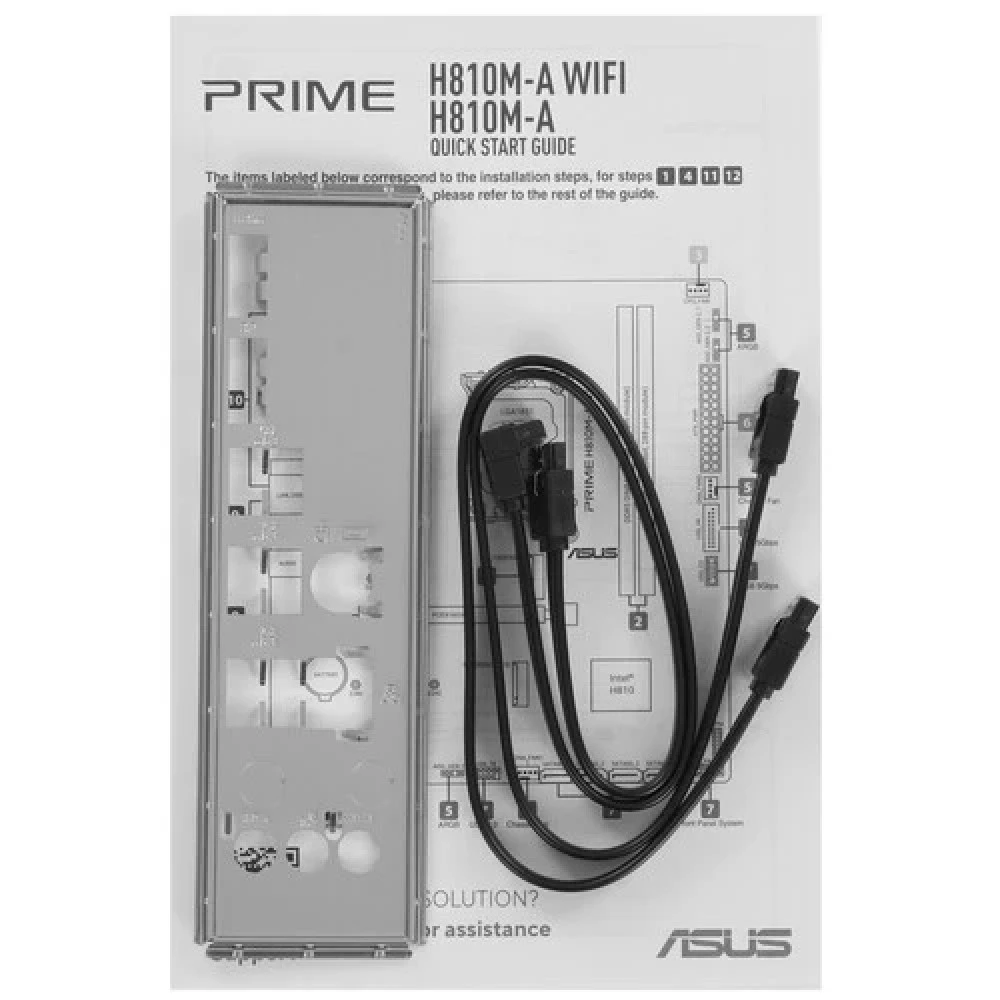 Материнская плата ASUS Prime H810M-A CSM, LGA1851 — 4