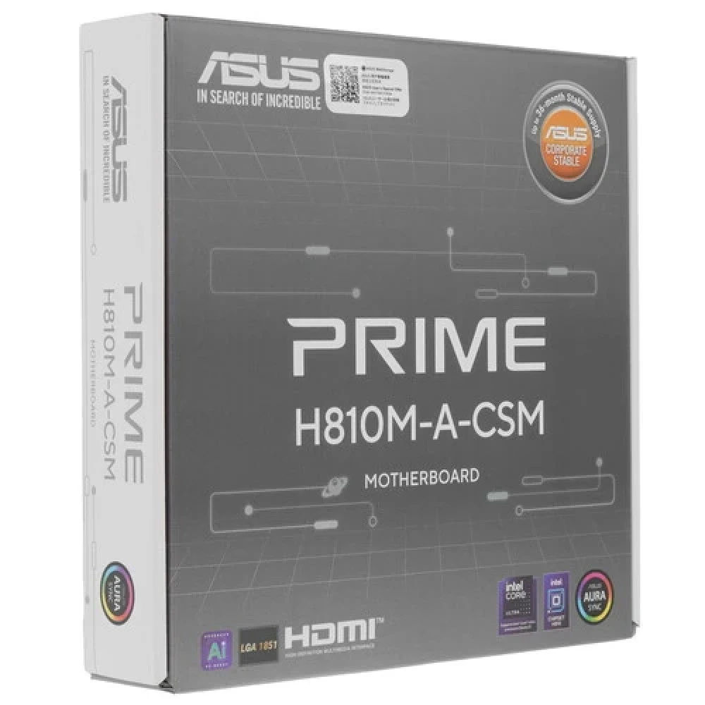 Материнская плата ASUS Prime H810M-A CSM, LGA1851 — 5
