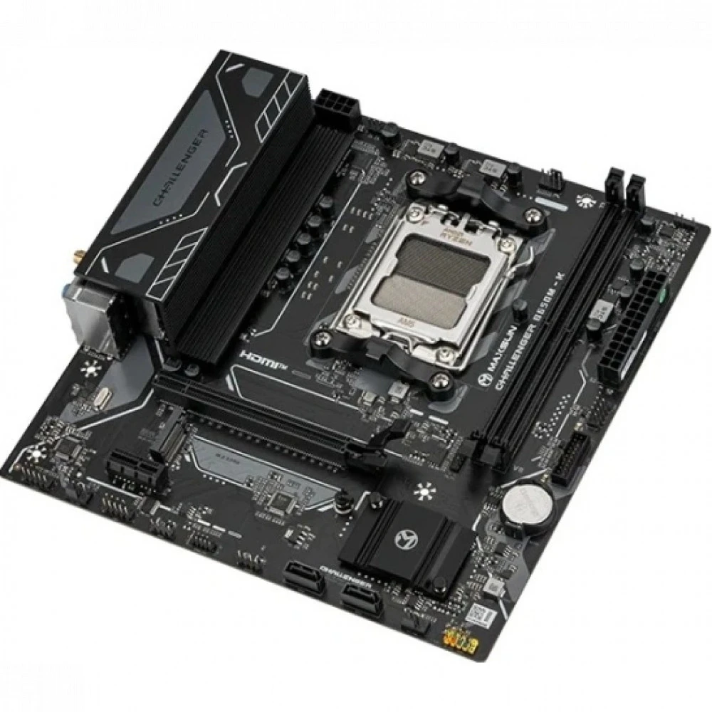 Материнская плата MaxSun Challenger B650M-K, AM5, 2xDDR5, HDMI, PCIe5.0, 2xSATA, 1xM.2, mATX — 3