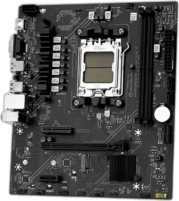 Материнская плата MaxSun Challenger A620A 2.5G, AM5, DDR5, mATX, Wi-Fi — 3
