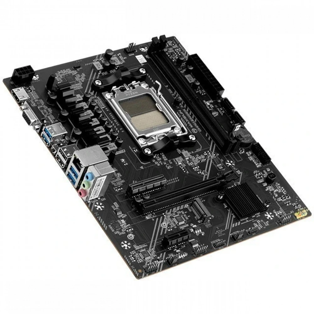 Материнская плата MaxSun Challenger A620A 2.5G, AM5, DDR5, mATX, Wi-Fi — 4
