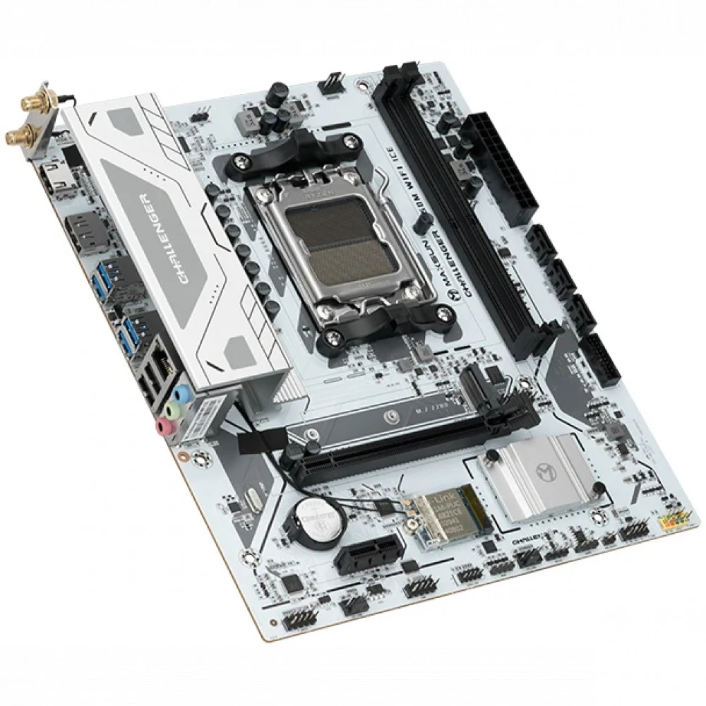 Материнская плата MaxSun Challenger B650M WIFI ICE, AM5, DDR5, PCIe4.0, mATX