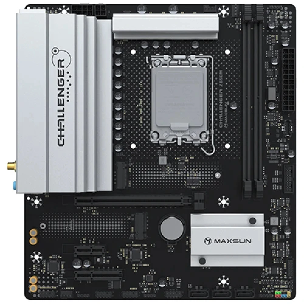 Материнская плата MaxSun Challenger Z890M WIFI ICE, LGA1851, DDR5, PCIe5.0, mATX — 5