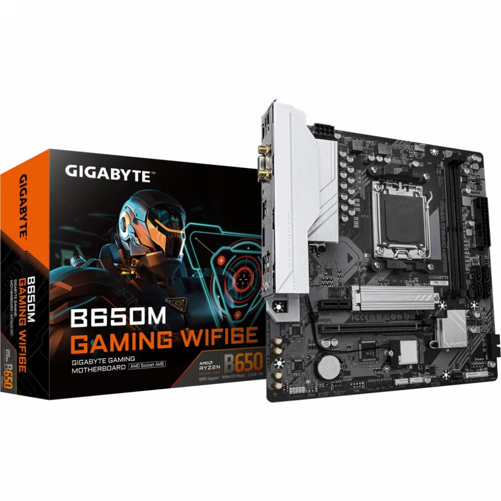Материнская плата GIGABYTE B650M GAMING WIFI6E, AM5, 4xDDR5, PCIe4.0, mATX — 4