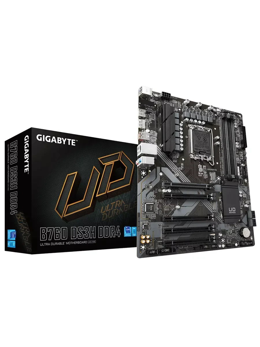 Материнская плата Gigabyte B760 DS3H, LGA1700, DDR5, ATX