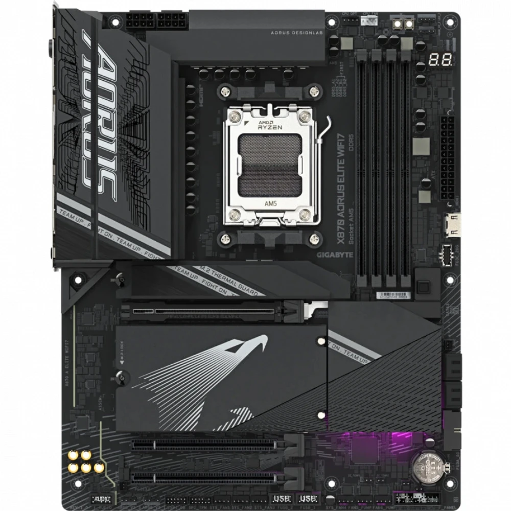Материнская плата Gigabyte X870 AORUS ELITE WIFI7, AM5, DDR5, ATX — 2