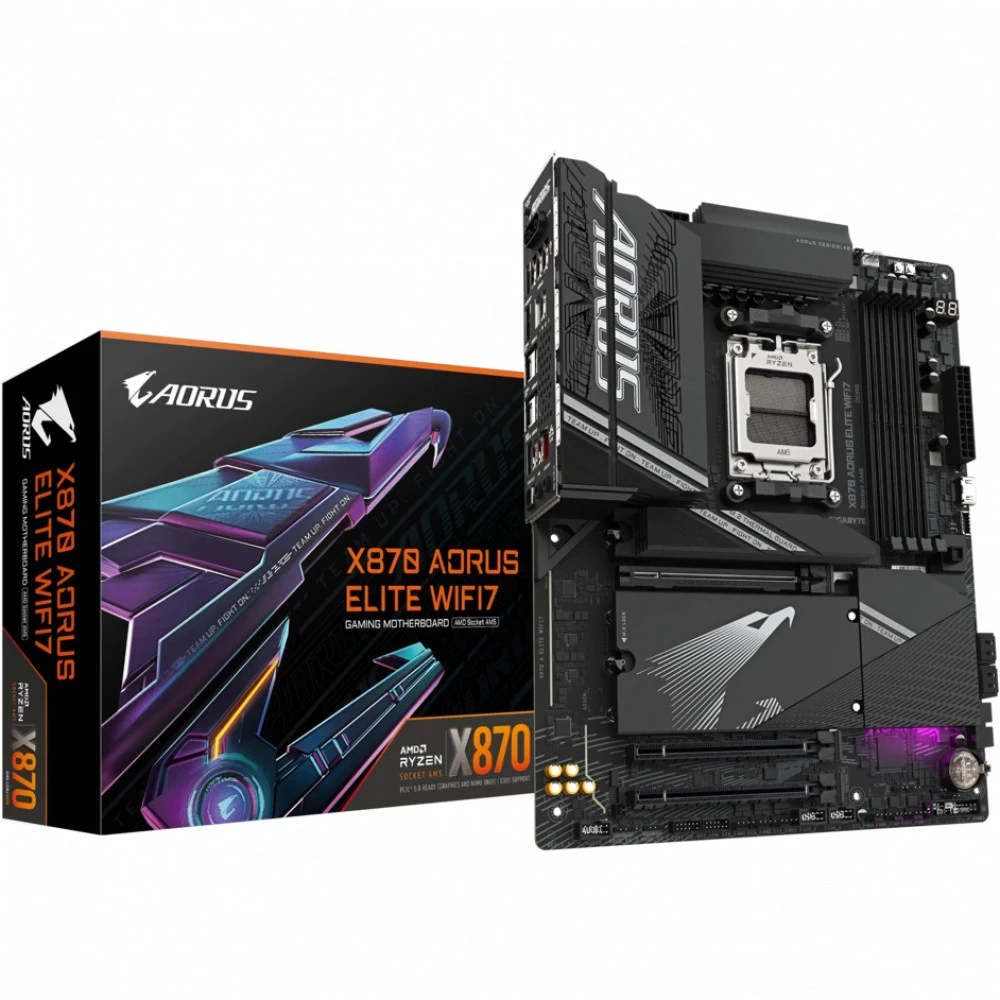 Материнская плата Gigabyte X870 AORUS ELITE WIFI7, AM5, DDR5, ATX — 4