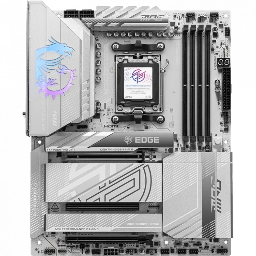 Материнская плата MSI MPG X870E EDGE TI WIFI, AM5, DDR5, ATX