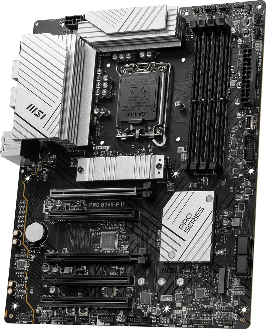 Материнская плата MSI PRO B760-P II, LGA1700, DDR5, ATX