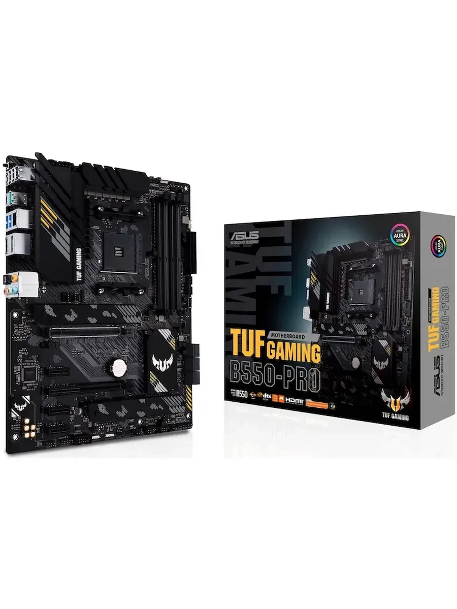 Материнская плата ASUS TUF GAMING B550-PRO, AM4, DDR4, ATX