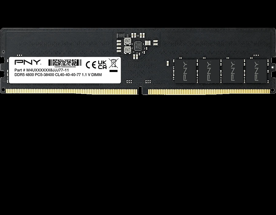 Оперативная память PNY 16GB,DDR5,DIMM,4800,BLK