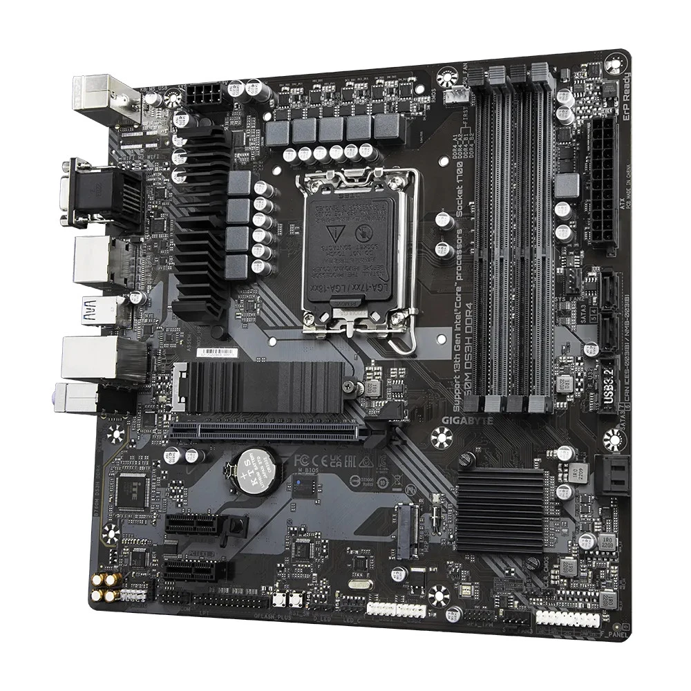 Материнская плата Gigabyte B760M DS3H, LGA1700, DDR4, mATX — 4