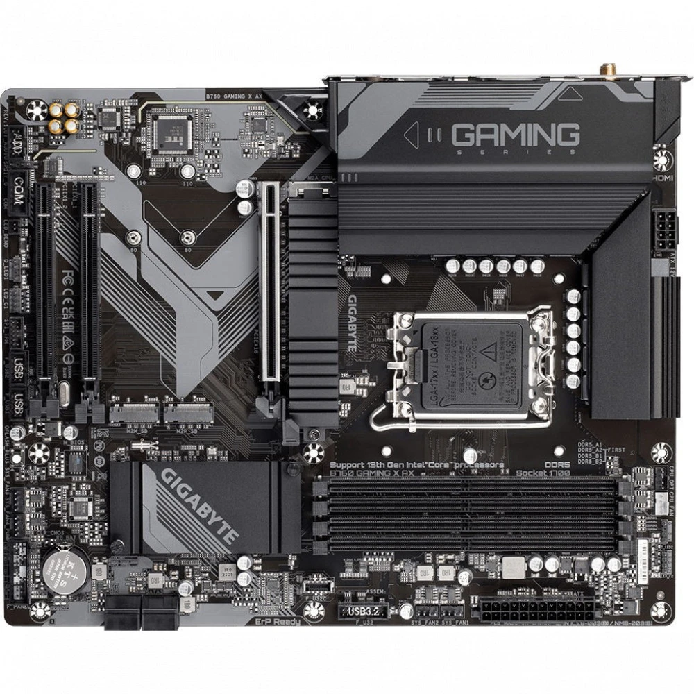 Материнская плата GIGABYTE B760 GAMING X AX, LGA1700, DDR5, ATX — 4