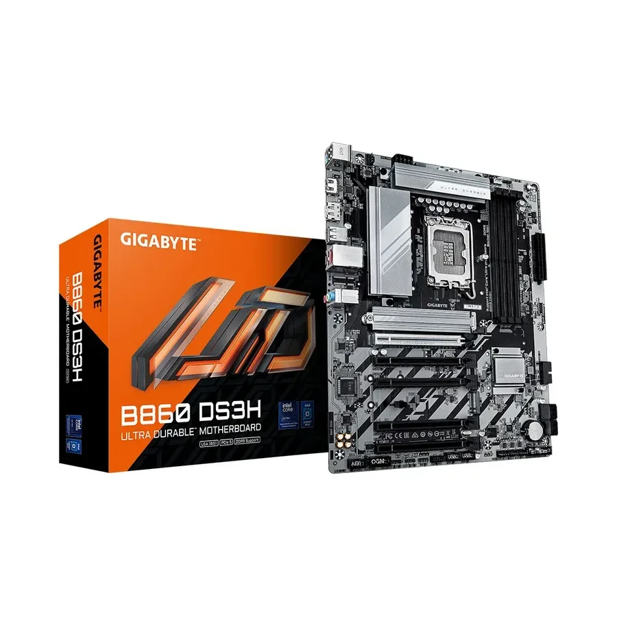 Материнская плата GIGABYTE B860 DS3H WIFI6, LGA1851, DDR5, ATX