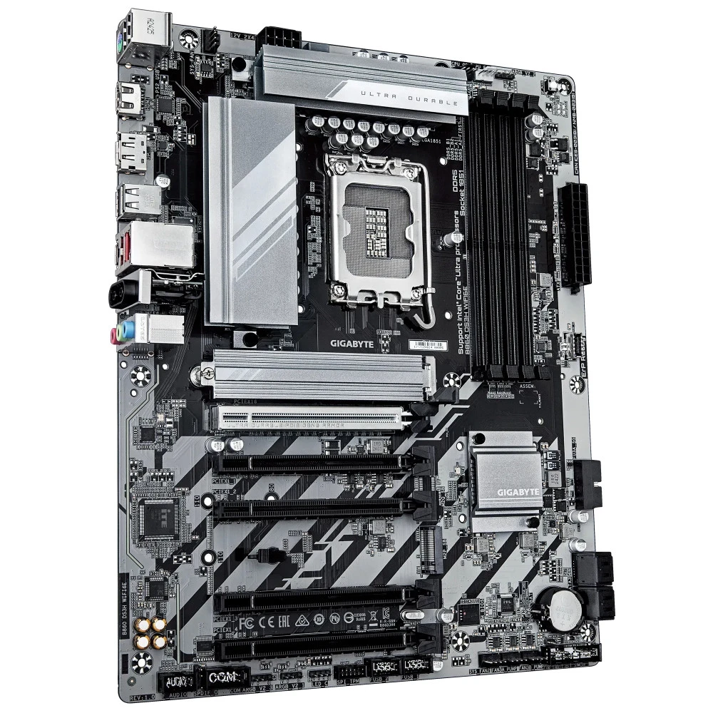 Материнская плата GIGABYTE B860 DS3H WIFI6, LGA1851, DDR5, ATX — 3