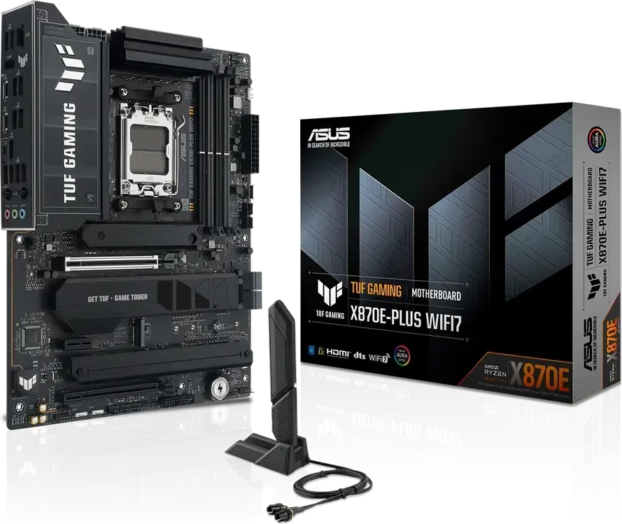 Материнская плата ASUS TUF GAMING X870E-PLUS WIFI7, AM5, DDR5