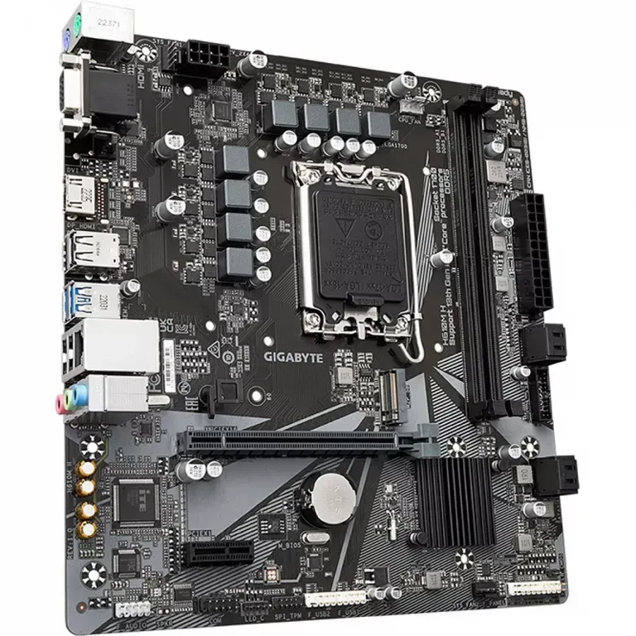 Материнская плата Gigabyte H610M H, LGA1700, DDR5, mATX — 2