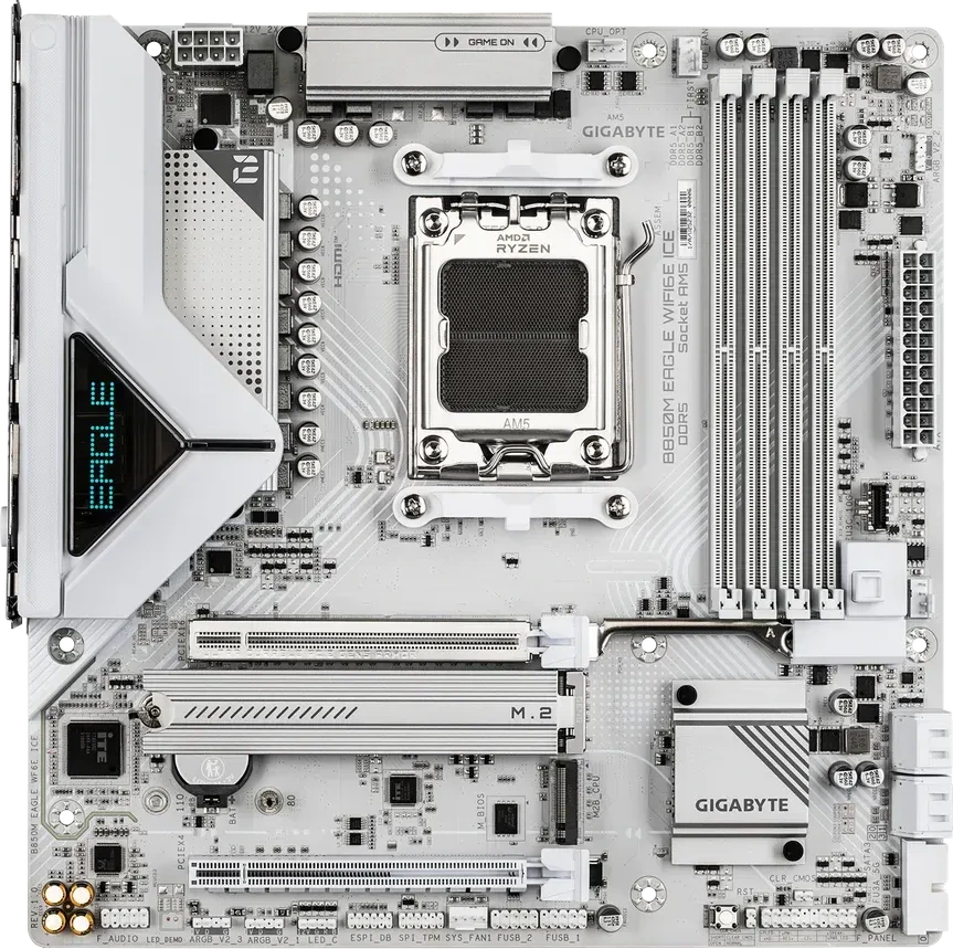 Материнская плата Gigabyte B850M EAGLE WIFI6E ICE, AM5, DDR5, mATX — 2