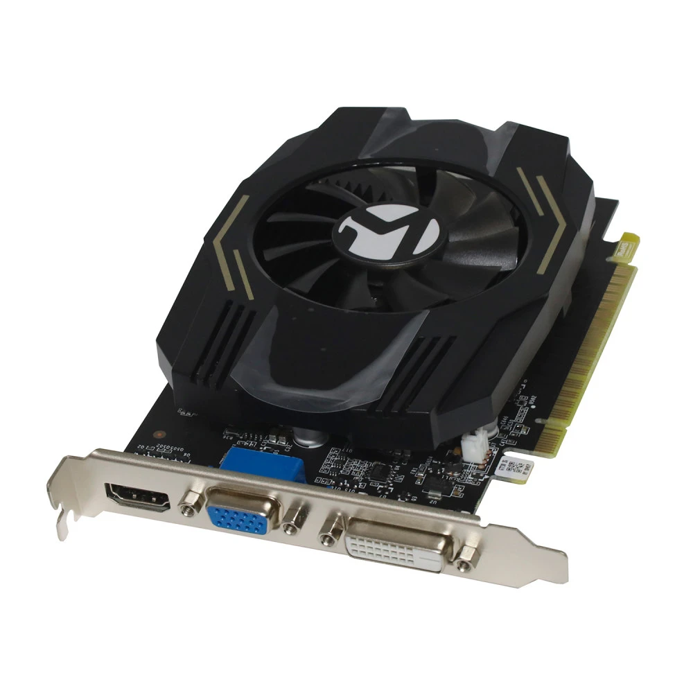 Видеокарта MaxSun MS-GT730 PH 2G, 1хHDMI+1xDVI+1xVGA, 2GB GDDR3 64bit, PCIe