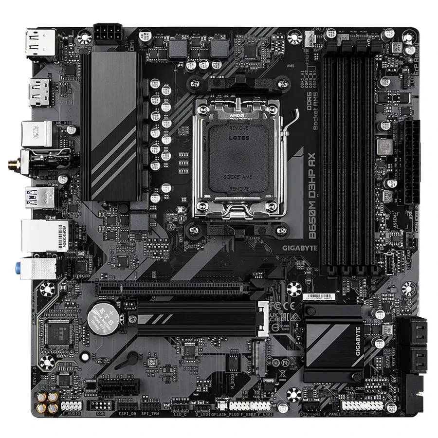 Материнская плата Gigabyte B650M D3HP AX, AM5, DDR5, Wi-Fi6E — 2