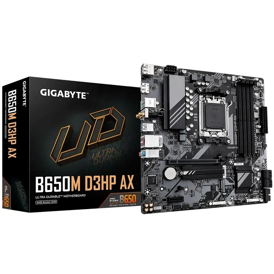 Материнская плата Gigabyte B650M D3HP AX, AM5, DDR5, Wi-Fi6E — 4