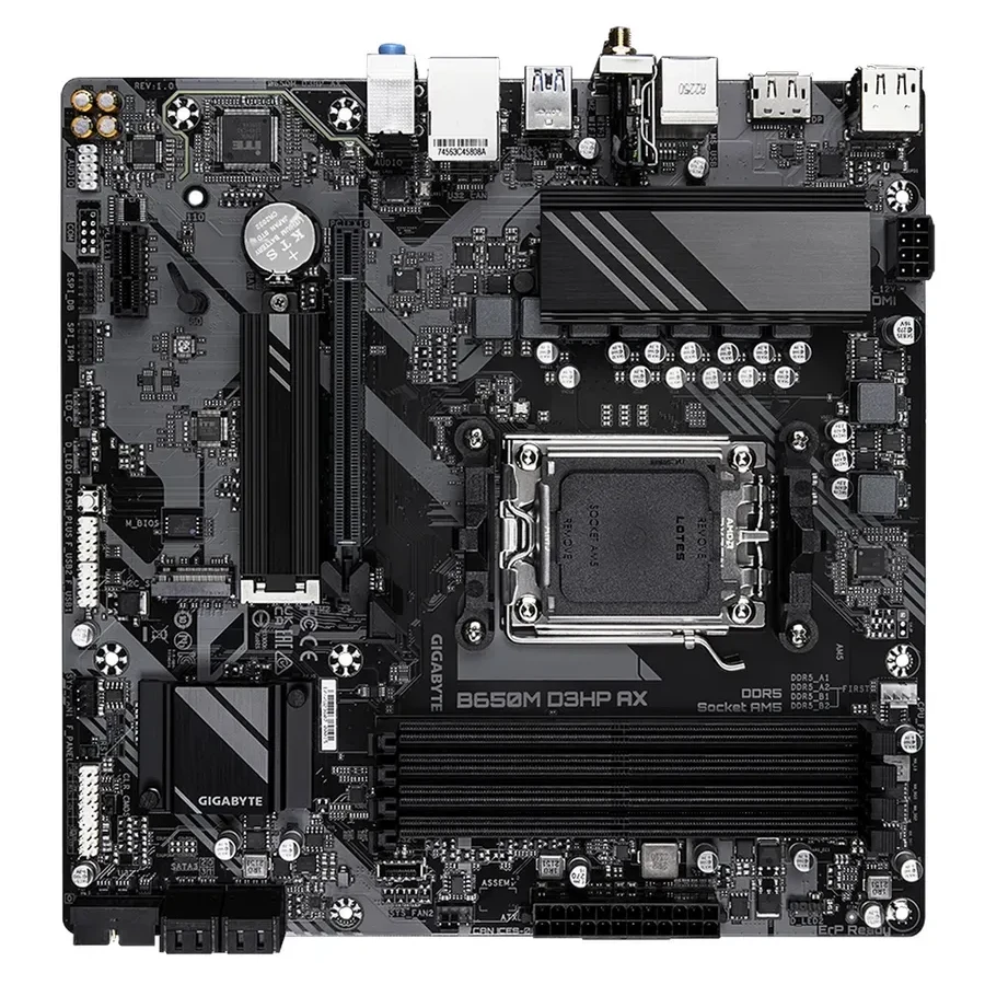 Материнская плата Gigabyte B650M D3HP AX, AM5, DDR5, Wi-Fi6E — 5