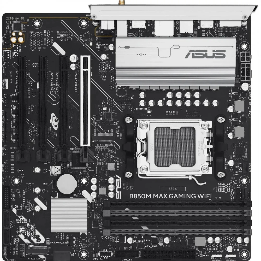 Материнская плата ASUS AM5, B850, DDR5, 4 слота, ATX