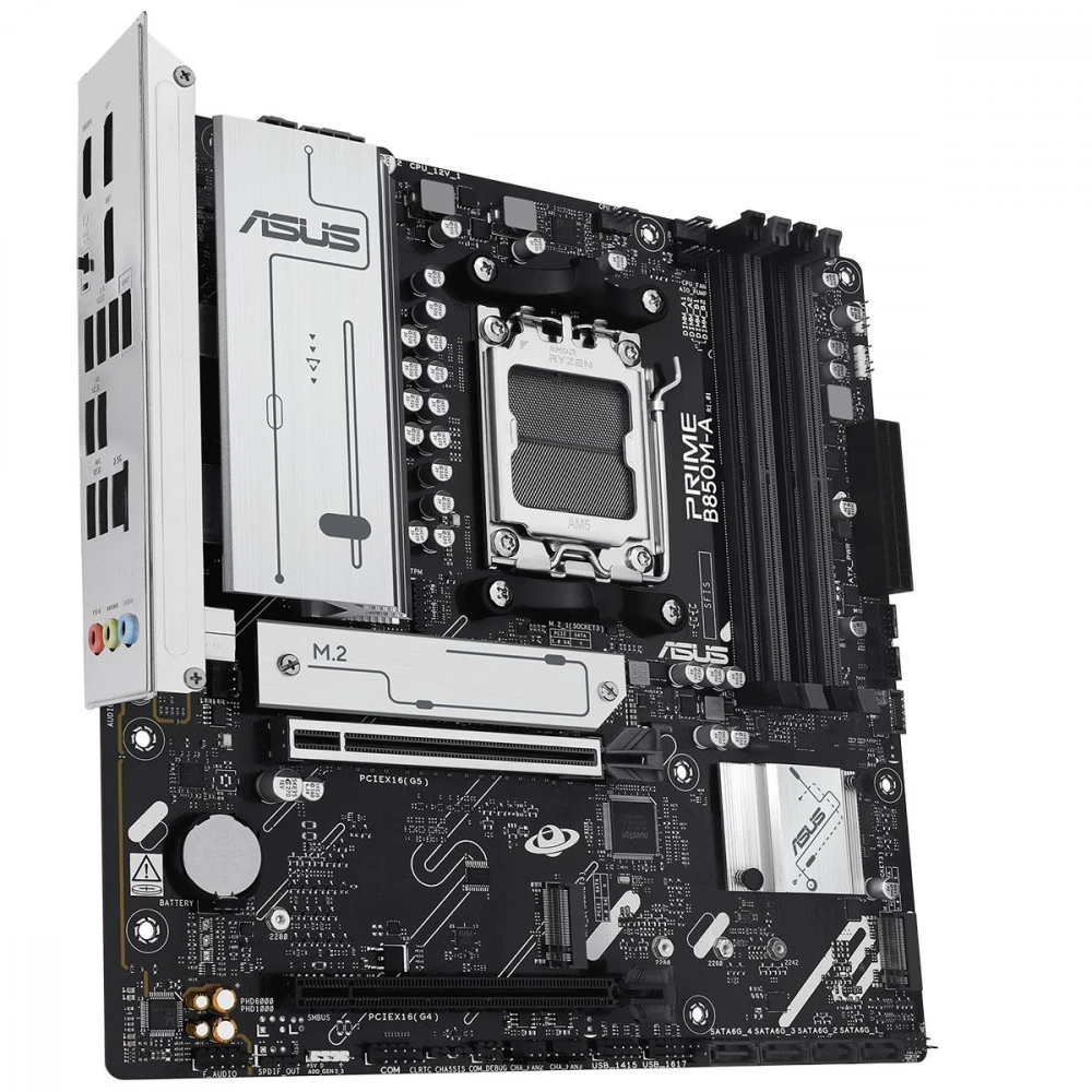 Материнская плата ASUS AM5, B850, DDR5, 4 слота, mATX — 5