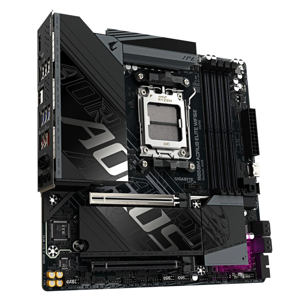 Материнская плата Gigabyte B850M AORUS ELITE WIFI6E, AM5, DDR5, mATX — 3