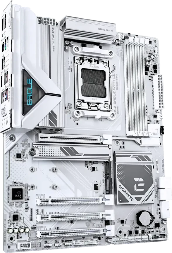 Материнская плата Gigabyte B850 EAGLE WF7 ICE, AM5, DDR5, ATX, Wi-Fi