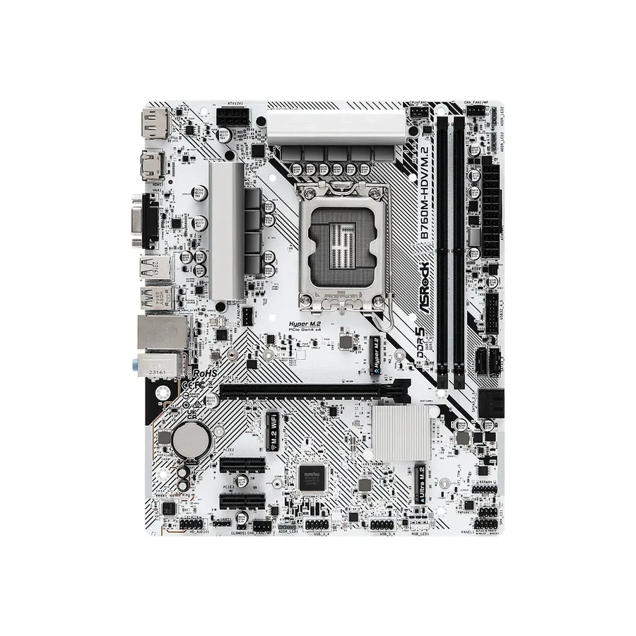 Материнская плата ASRock B760M-HDV, LGA1700, DDR5, mATX — 5